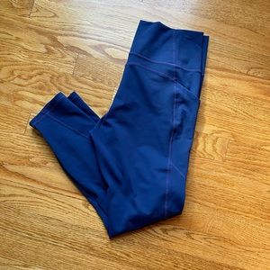 Fabletics Oasis 7/8 Legging Navy Large